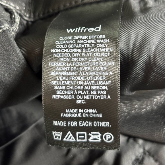 NWT Wilfred Melina Cropped Pant High Rise Straight Leg - Picture 9 of 11